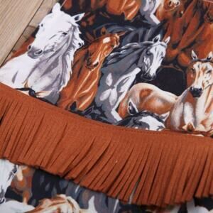 New “Horses" baby boy romper 6-9 months